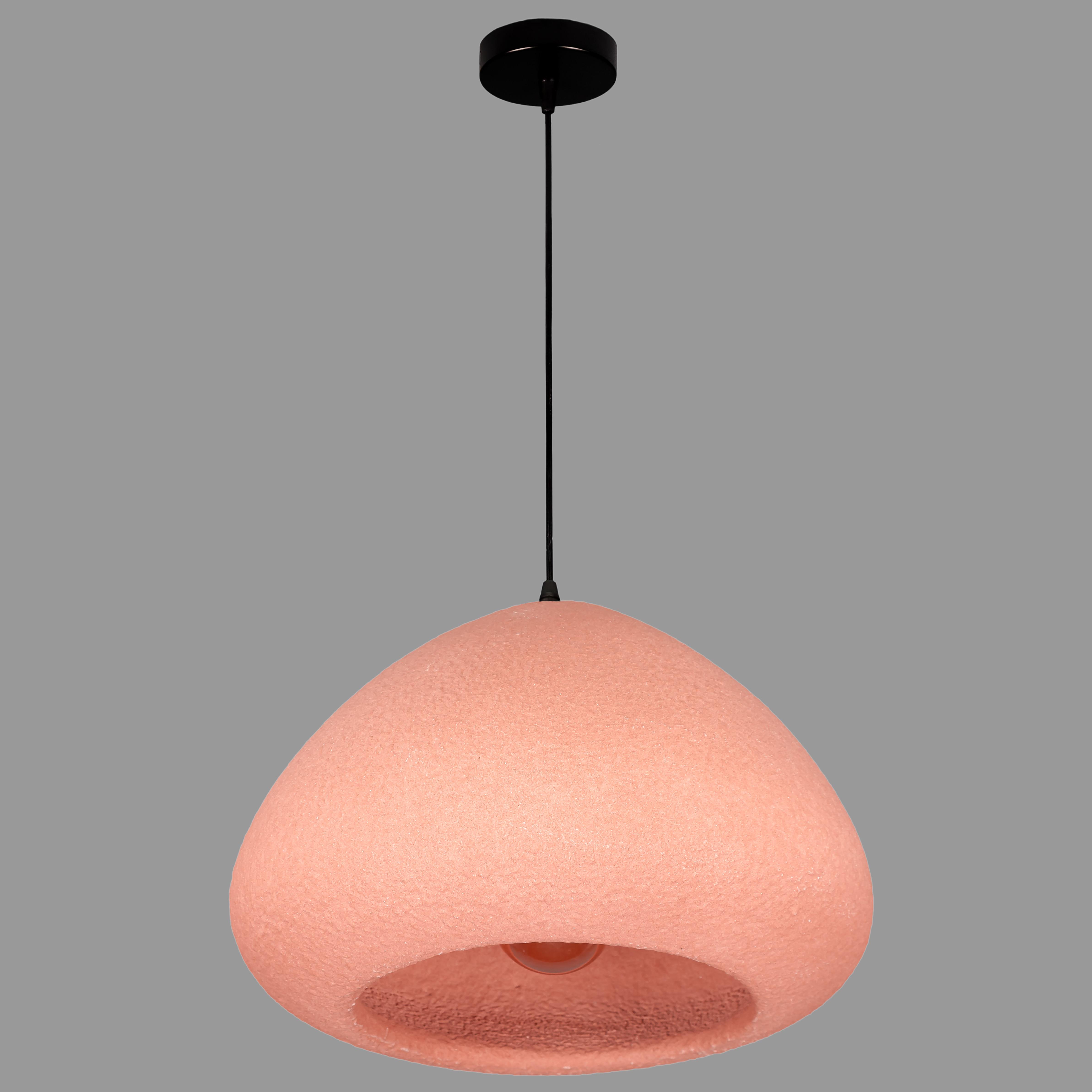 Люстра гипсовая Wabi-Sabi 40 см Оранжевый (909-XL3635 (400) WINE RED)