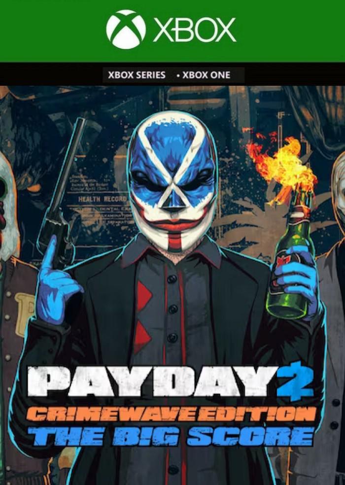 Ключ активації PAYDAY 2 CRIMEWAVE Edition THE BIG SCORE Game Bundle для Xbox One/Series (58937218)