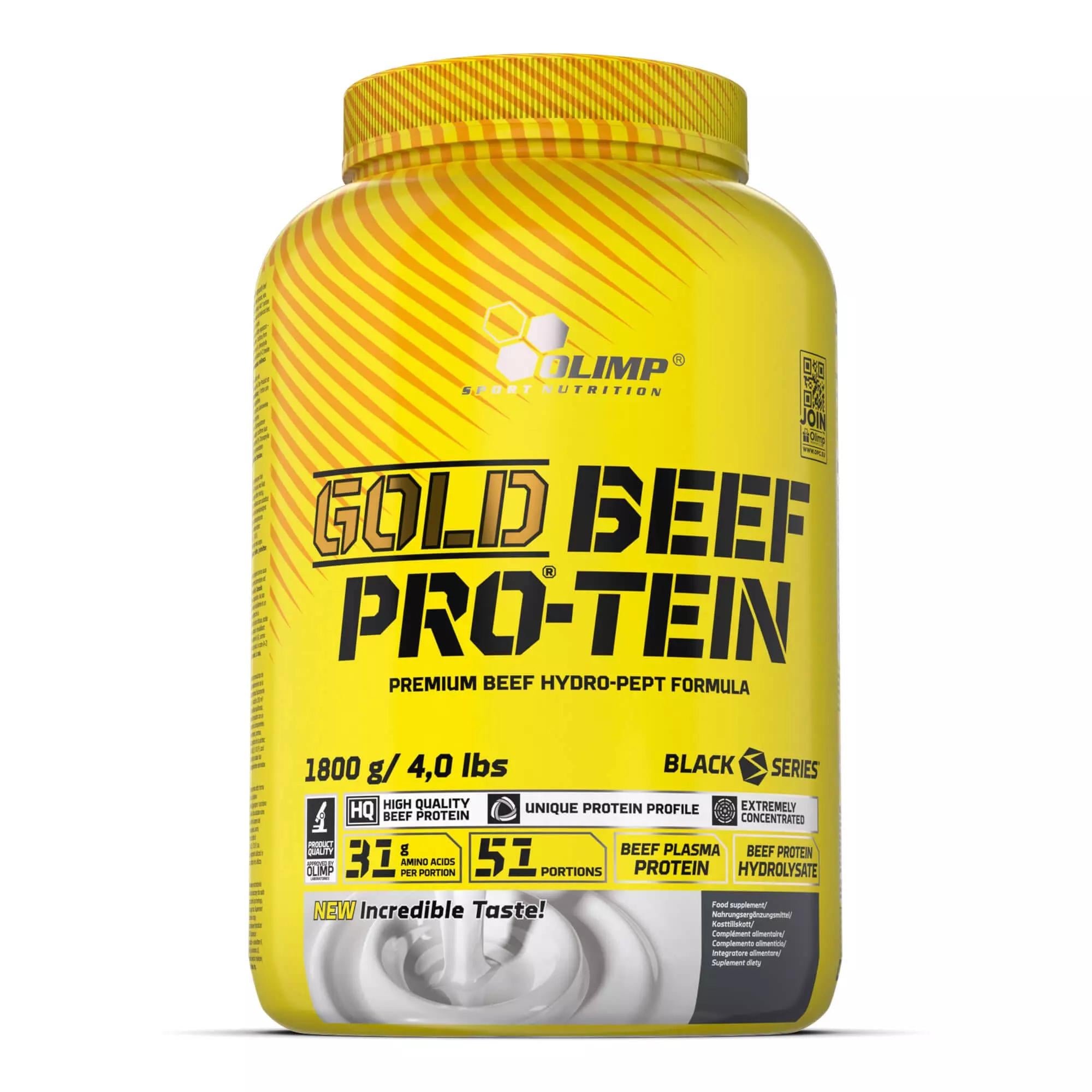 Протеин говяжий Olimp Gold Beef Pro-Tein печенье крем 1800 г