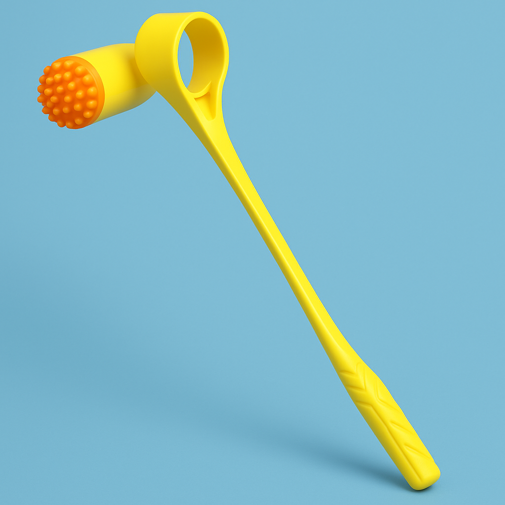 Клюшка для метания мяча и мяч для собак Желтый - фото 4