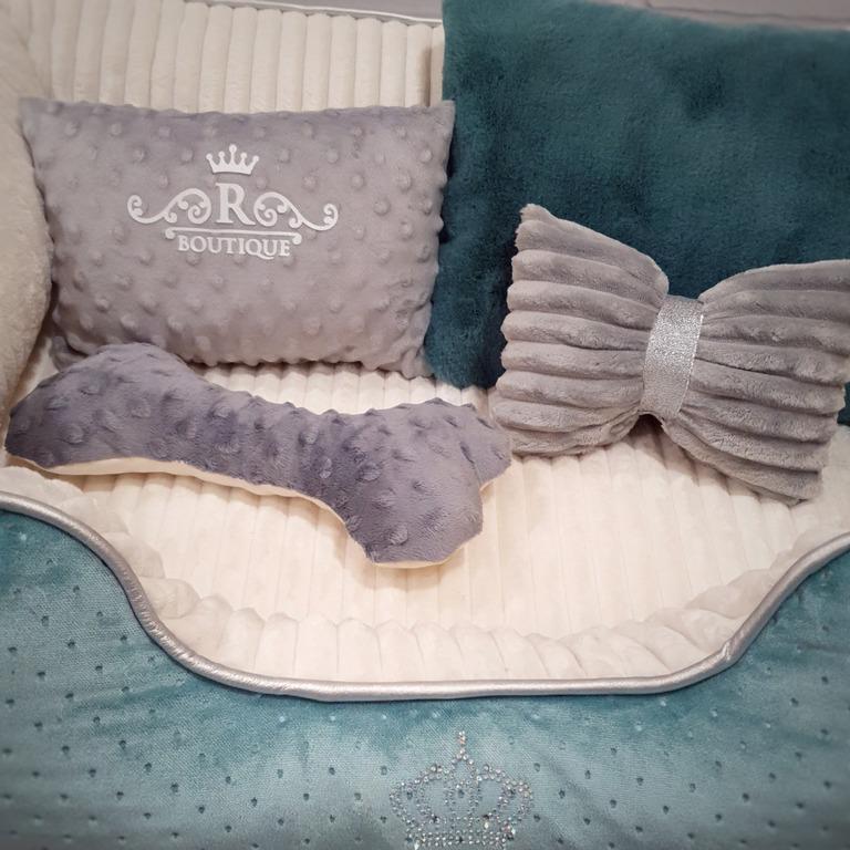 Лежанка для собак Amore mio Cane Брідж Boutique до 16 кг 80х60х23 см (DB-0032) - фото 4