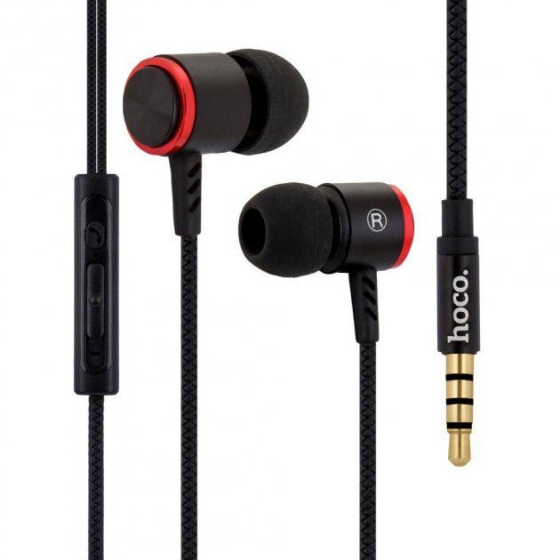 Вакуумні навушники Hoco M42 Ice Rhyme 1,2 м Чорний