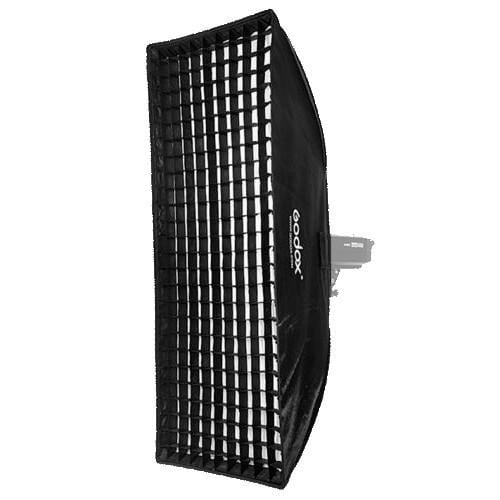 Софтбокс-стрип стрипбокс Godox SB-FW50130 со сотами григ для студийных вспышек байонет Bowens 50x130 см