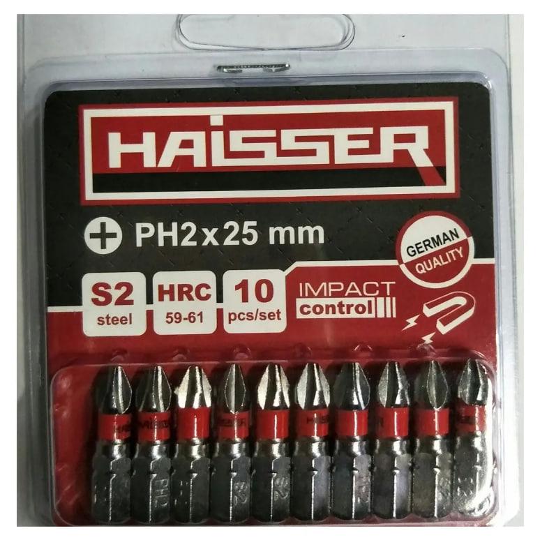 Набор бит Haisser 81295 PH2X25 мм 10 шт.