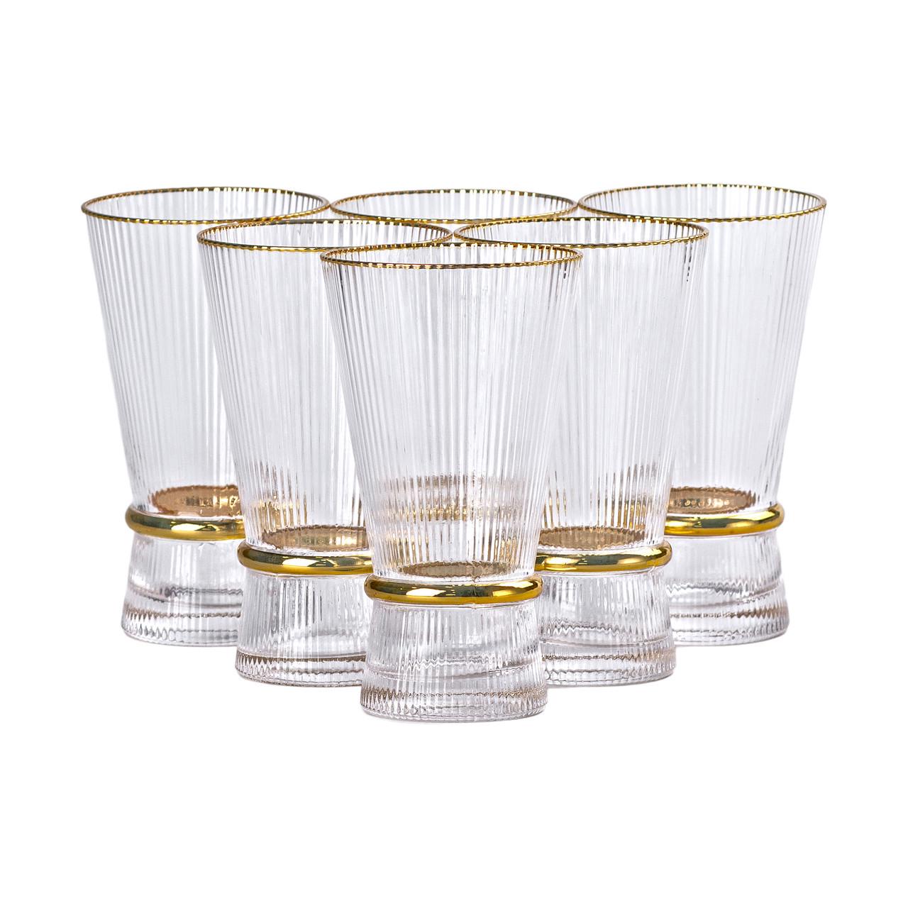 Набор стаканов для лимонада воды сока и коктейлей 400 мл 6 шт. Набор стаканов для лимонада воды сока и коктейлей 400 мл 6 шт.