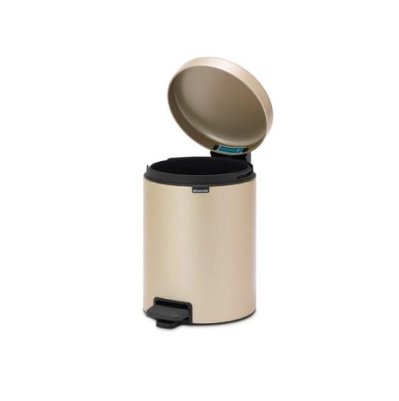 Бак для сміття Brabantia Pedal Bin NewIcon 5 л Бежевий (304422) - фото 3