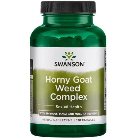 Тонизирующее средство Swanson Horny Goat Weed Complex 120 Caps (SWA-08029)