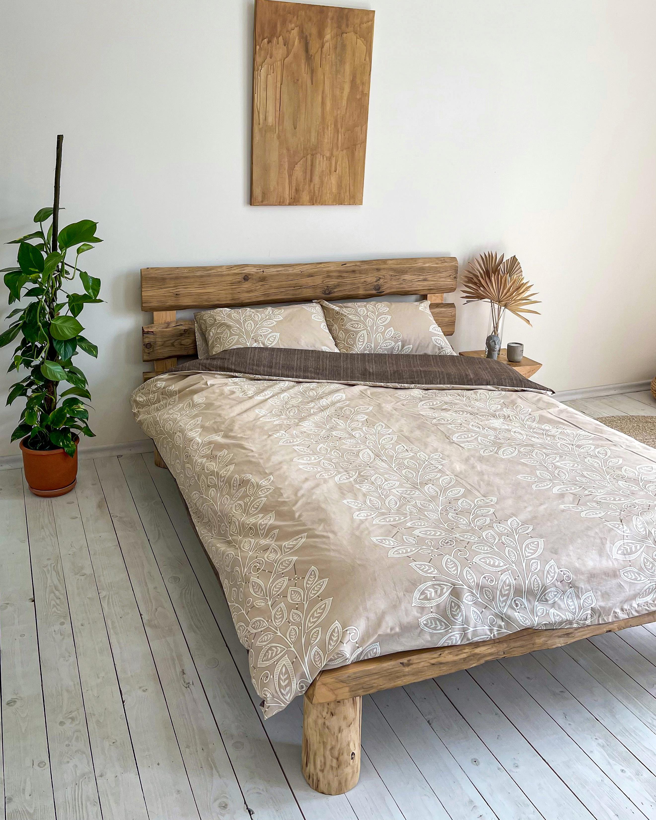 Комплект постельного белья полуторный бязь IDEAL Бежевый (7909953)