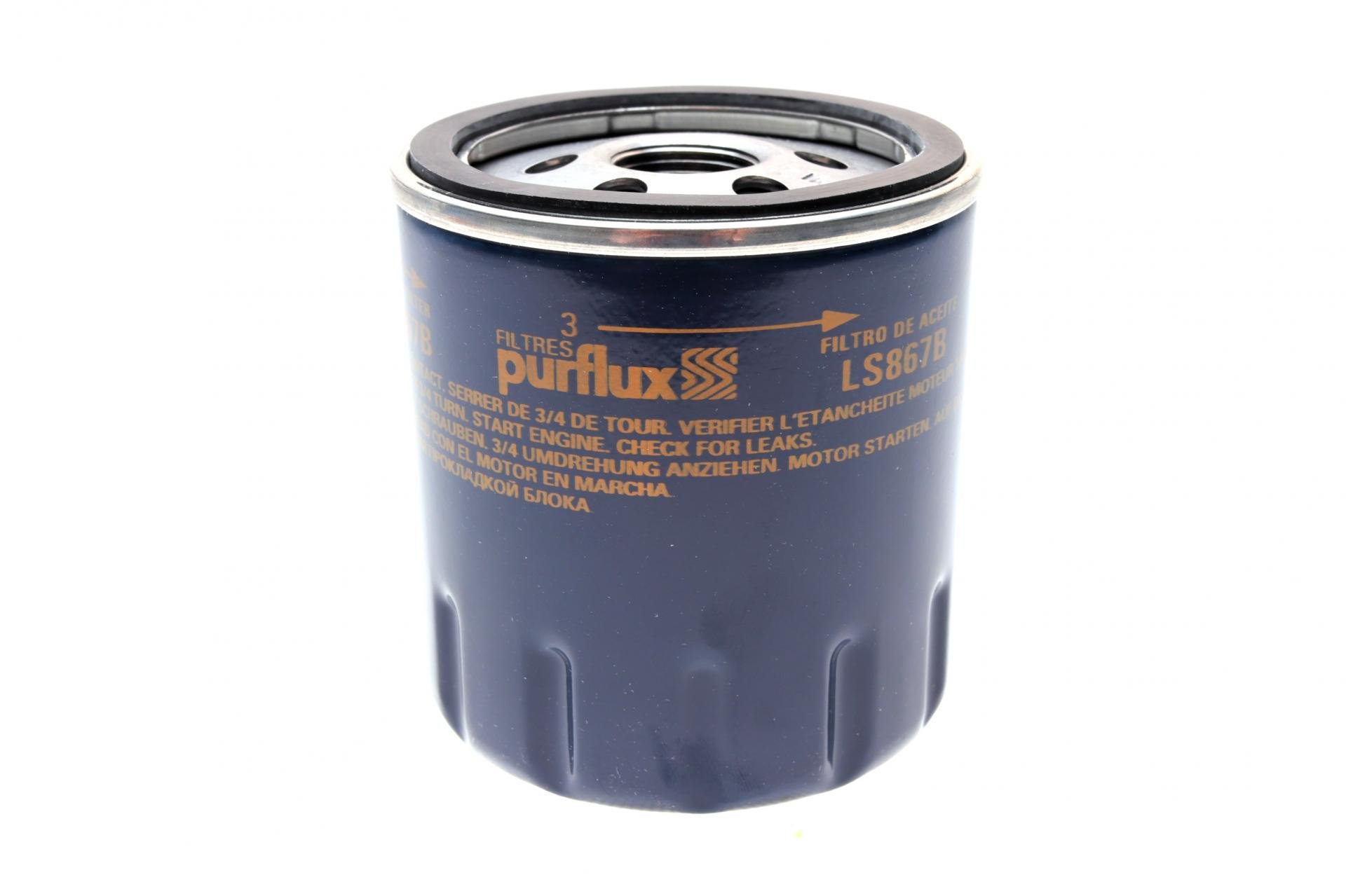 Фильтр масляный PURFLUX для Citroen Berlingo/Peugeot Partner/Fiat Scudo 1,8/1,9D/1,4i/1,8i 96-99- (LS867B)