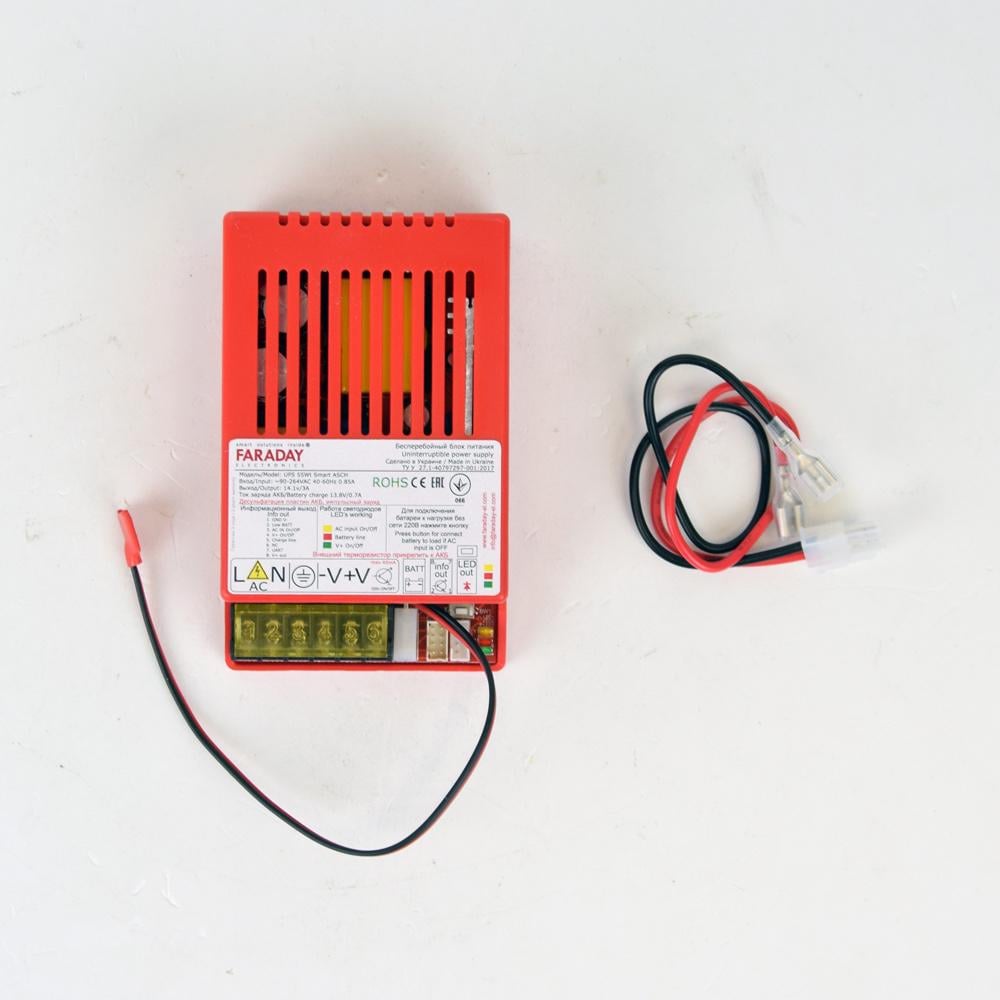 Блок безперебійного живлення Faraday Electronics БП UPS 55W Smart ASCH PL LFP (29190591) - фото 3