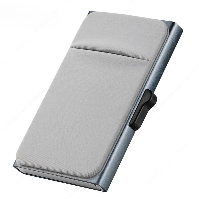 Картхолдер GDragon Home с RFID защитой алюминиевый Серый (125_4_0_4) - фото 1 Картхолдер GDragon Home с RFID защитой алюминиевый Серый (125_4_0_4) - фото 1