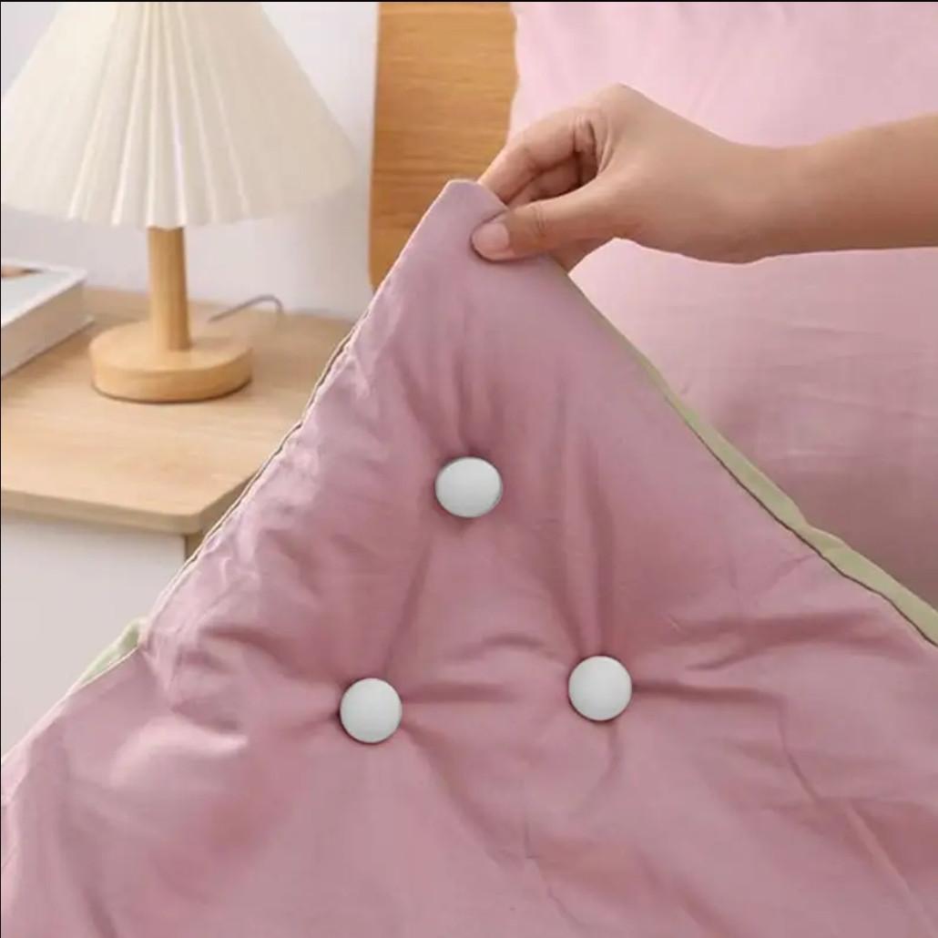 Фіксатори для постільної білизни протиковзкі з легким розблокуванням 4 шт. Білий (2738768044) - фото 6 Фіксатори для постільної білизни протиковзкі з легким розблокуванням 4 шт. Білий (2738768044) - фото 6