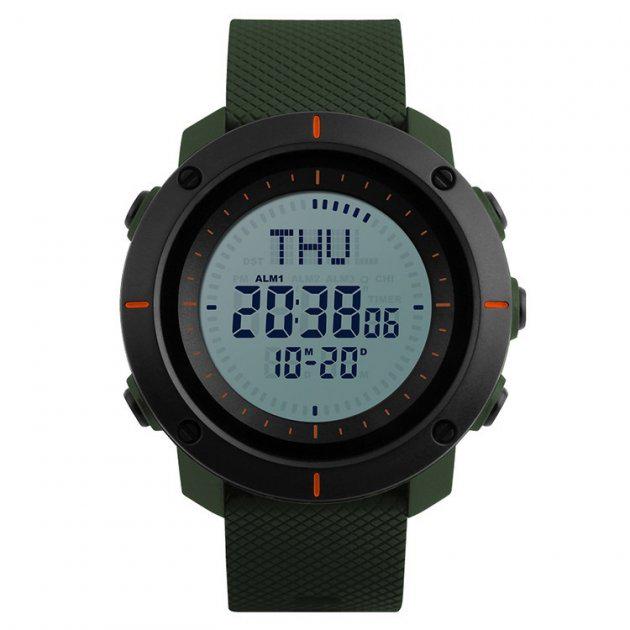 Часы наручные Skmei 1216 компас Зеленый