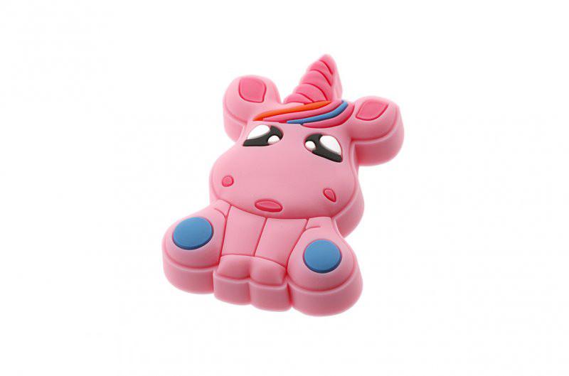 Мебельная ручка детская резиновая GTV Единорог Розовый (UM-UNICORN-RZ)