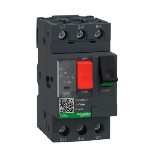 Автоматический выключатель защиты двигателя Schneider Electric 17-23 (GV2ME21)