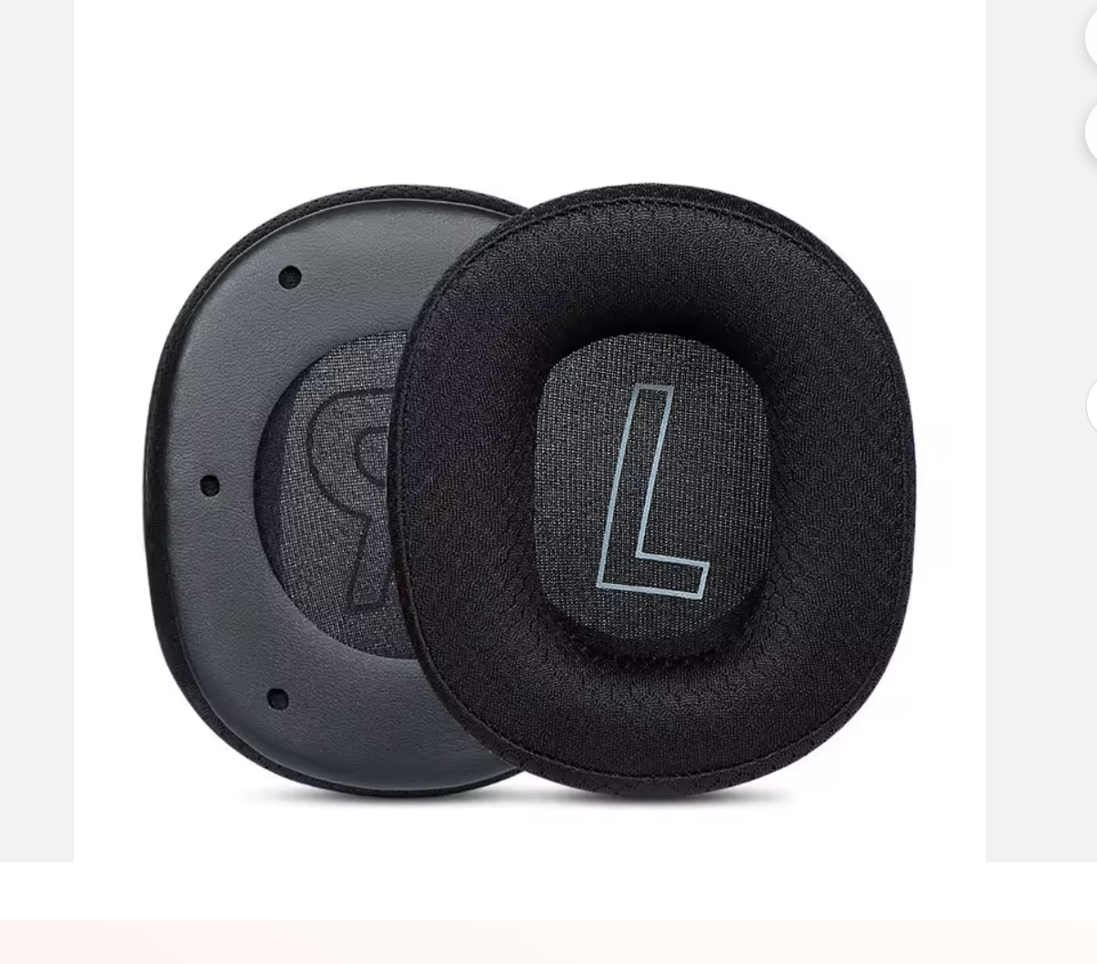 Амбушюри тканинні сітчасті для навушників Edifier G2 II Чорний (29820275)