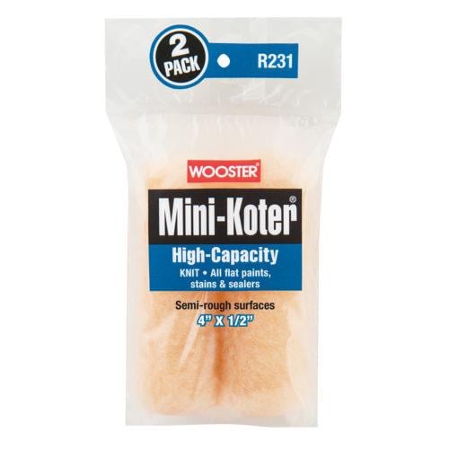 Комплект мініваликів Wooster High-capacity mini-koter 4" 1/2 2 шт. в уп. Комплект мініваликів Wooster High-capacity mini-koter 4" 1/2 2 шт. в уп.
