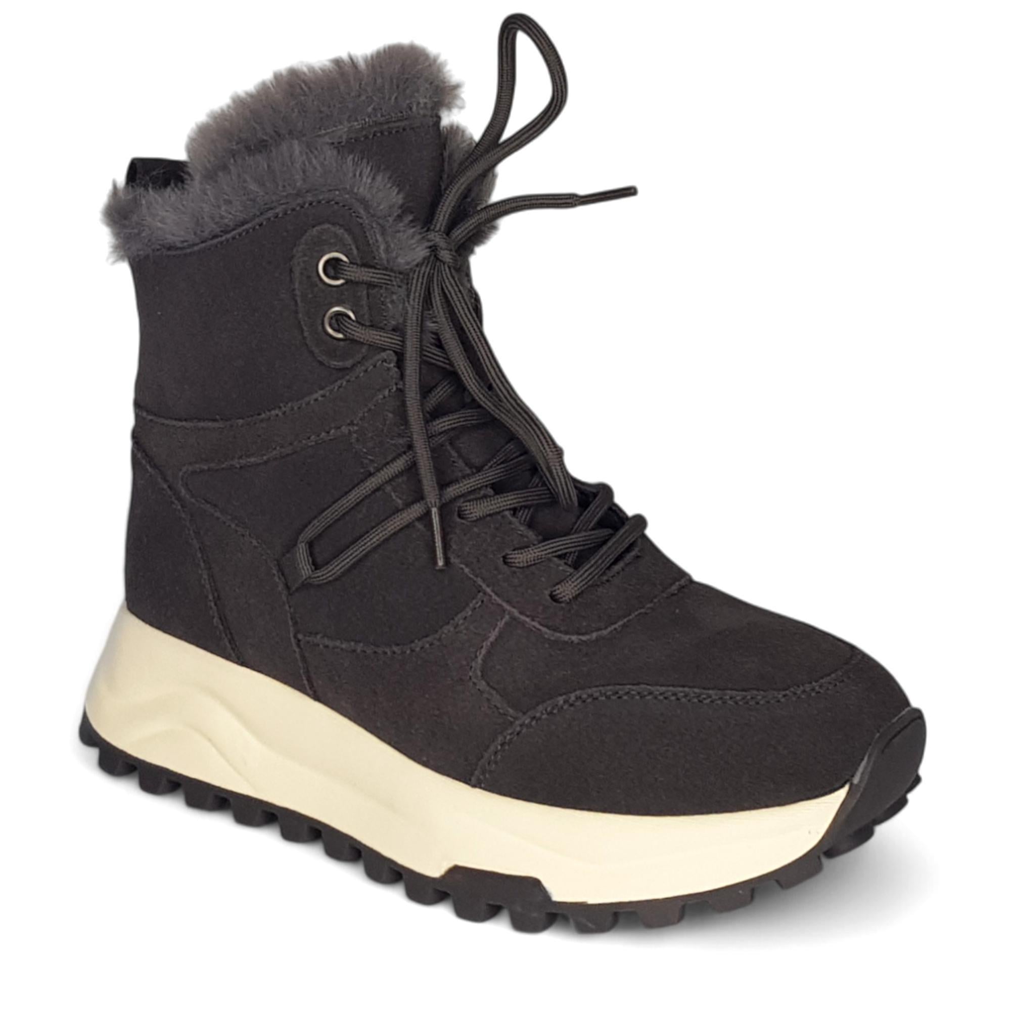 Ботинки женские зимние Wollen спортивные р. 39 Серый (013765-39)