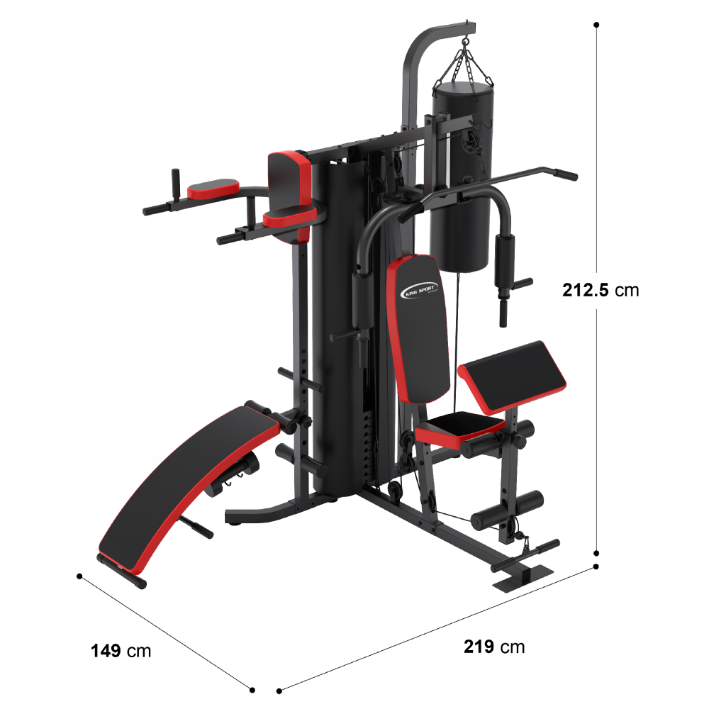 Силовая станция King Sport KS4702 с боксерским мешком (13392329) - фото 2