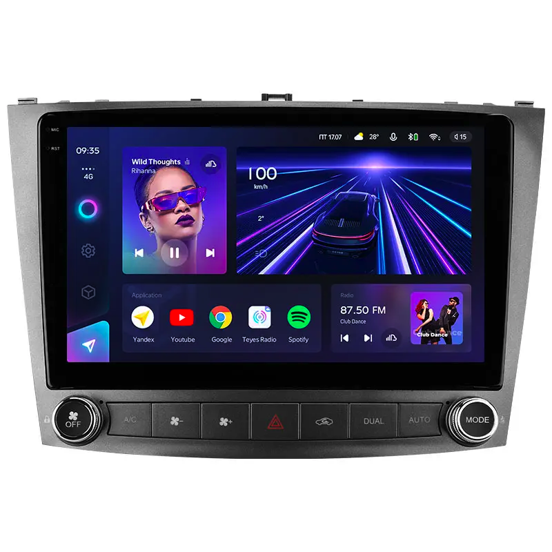 Автомагнитола штатная Teyes CC3 2К для Lexus IS250 XE20 2005-2013 Android CC3 2К 4/64G Wi-Fi/4G