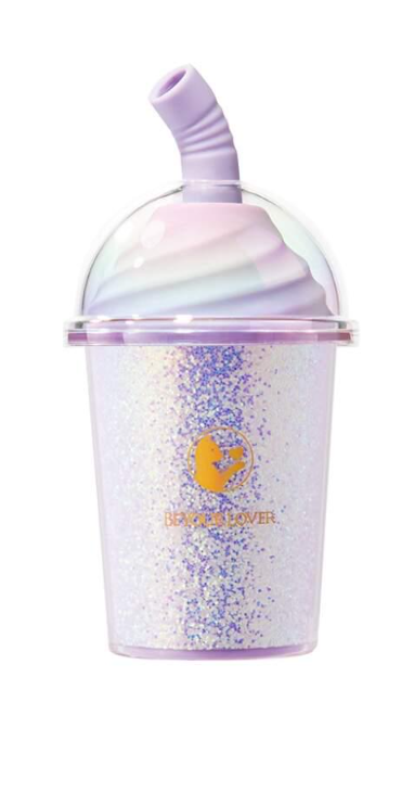 Стимулятор вакуумный BeYourLover Joy Cup Стакан с трубочкой 9,1х4,6 см Сиреневый (38024750)