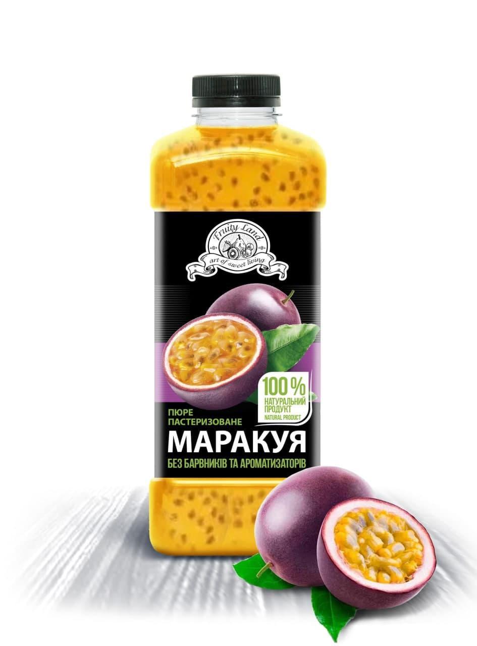 Маракуйя з кісточкою пюре Fruity Land пастеризоване 1 кг