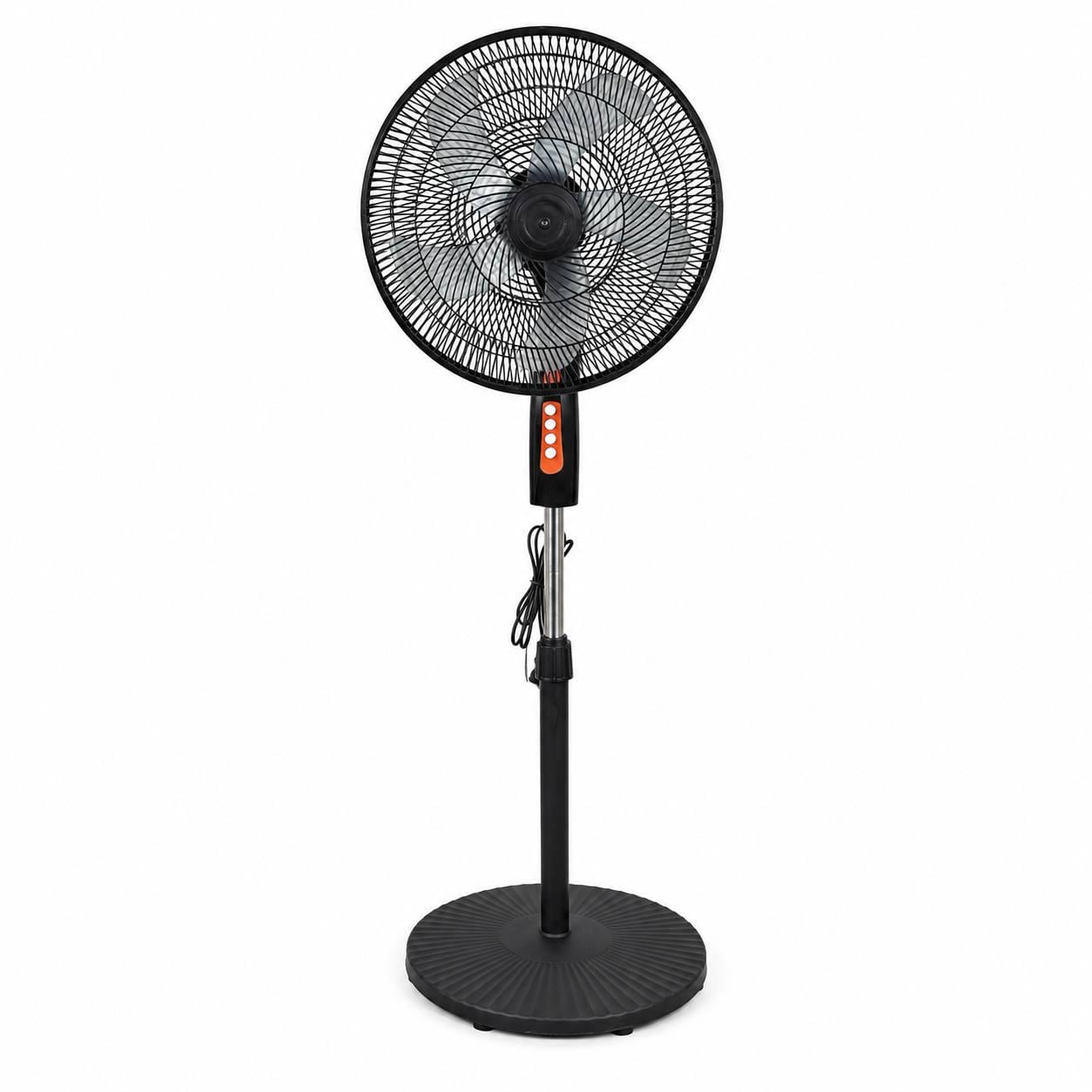 Вентилятор напольный VEN 16" 45W регулировка высоты до 120 см 3 скорости Черный (M1132)