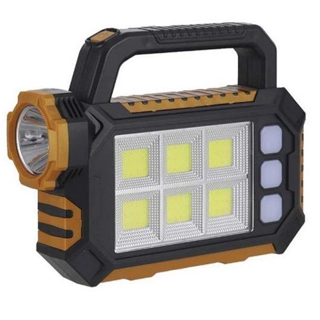 Ліхтарик з соняною панелю світлодіодний Solar HS-8029 USB 2в1 акумуляторний 3 режими Ліхтарик з соняною панелю світлодіодний Solar HS-8029 USB 2в1 акумуляторний 3 режими
