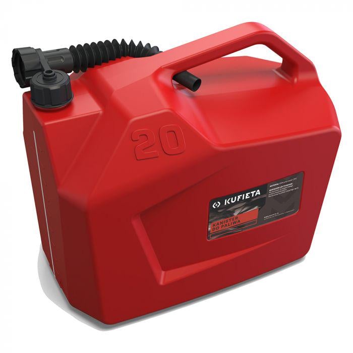 Канистра Kufieta пластиковая канистра для бензина 20 л