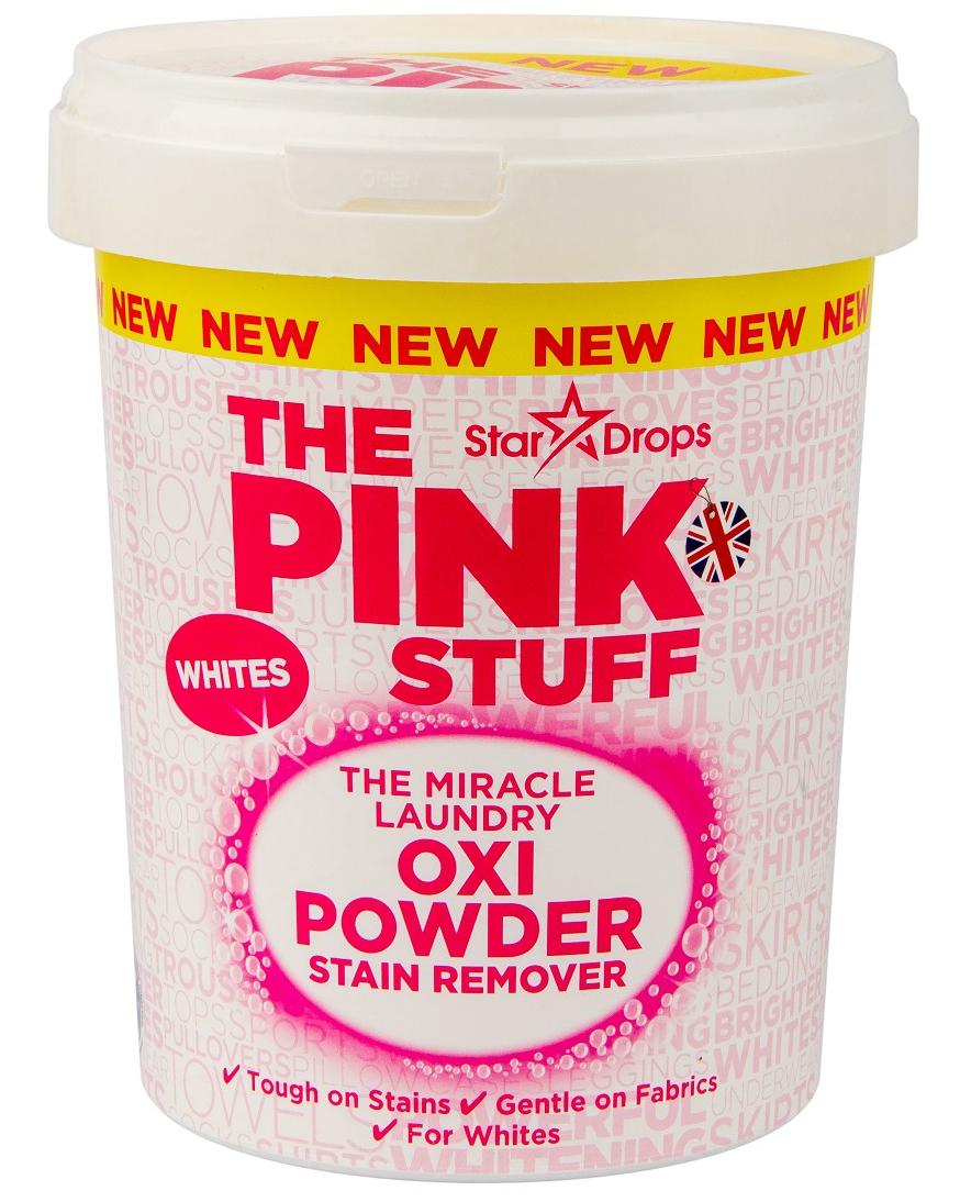 Пятновыводитель The Pink Stuff Oxi Powder Stain Remover Whites 1 кг (E-00302) - фото 1