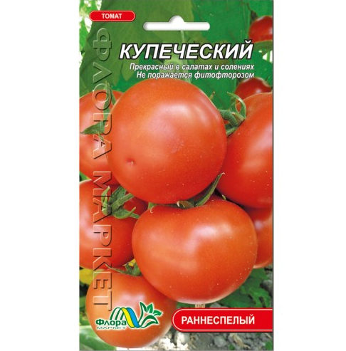 Семена томата Купеческий красный ранний 0,1 г (25958) Семена томата Купеческий красный ранний 0,1 г (25958)