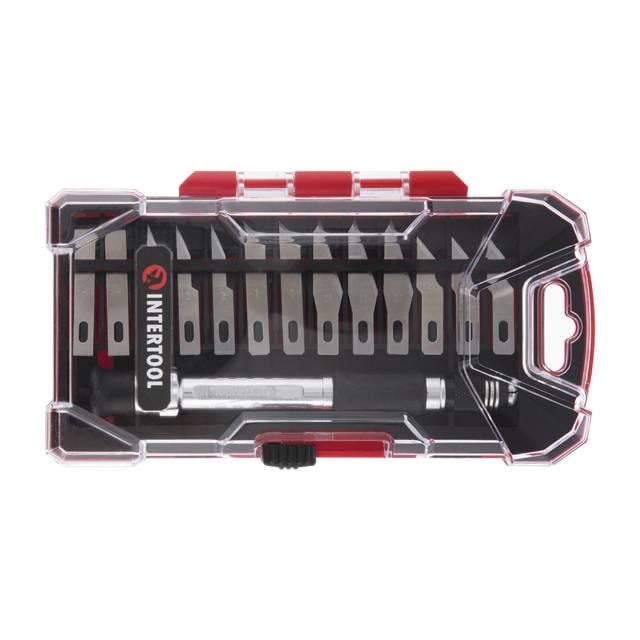 Набор скальпелей Intertool HT-0524 с держателем 14 шт. (20837646) - фото 2