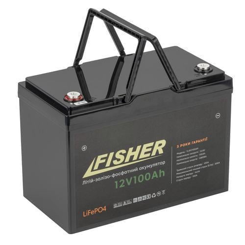 Тяговый аккумулятор Fisher FT12100 12V 100A/h LiFepo4