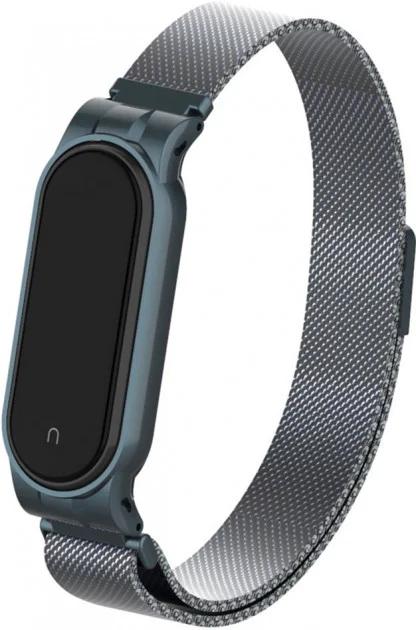 Ремешок Миланская петля Milano Tech Mi Band 5 Graphite (16109)