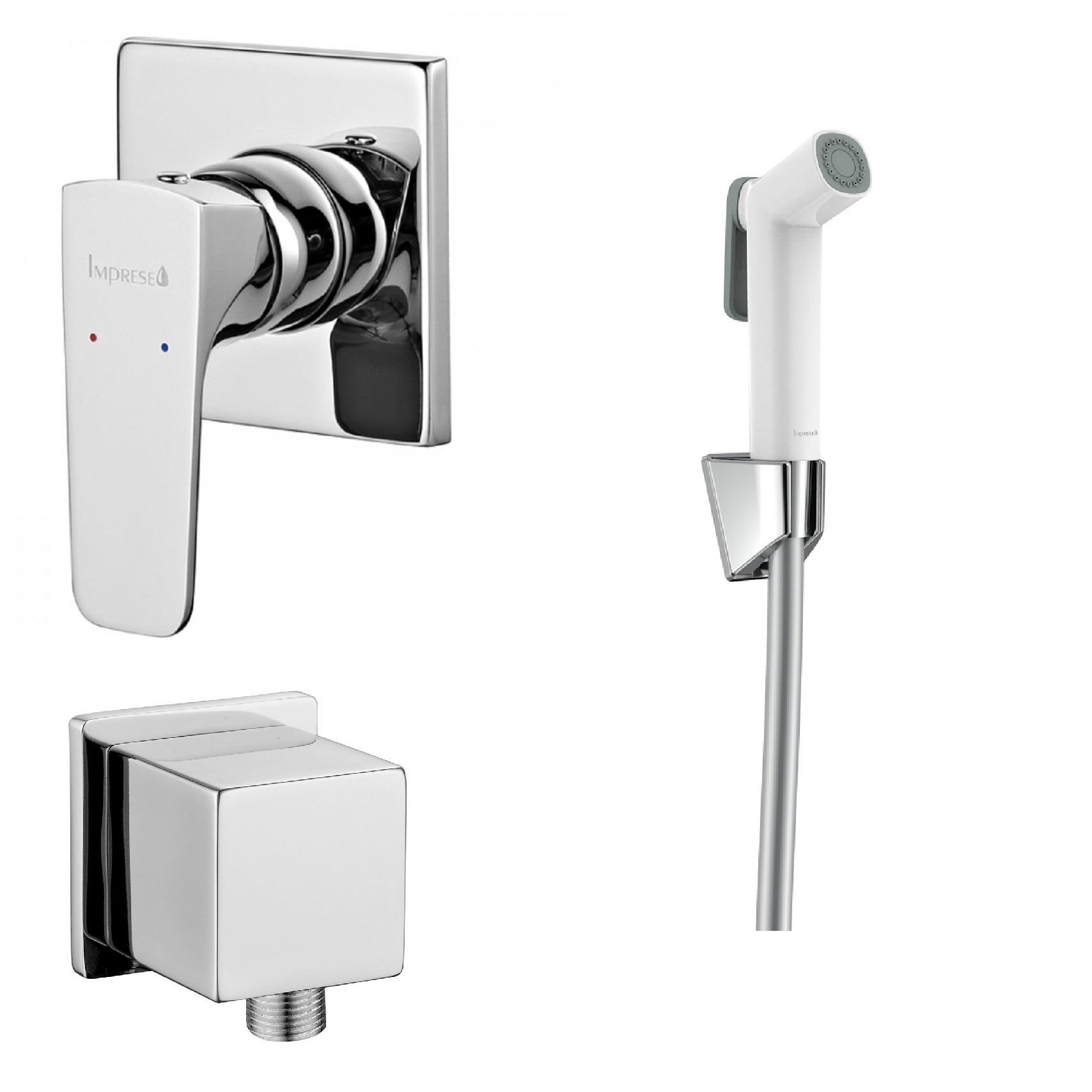Смеситель для гигиенического душа Imprese VALTICE скрыт SET20240401 Хром (227281)