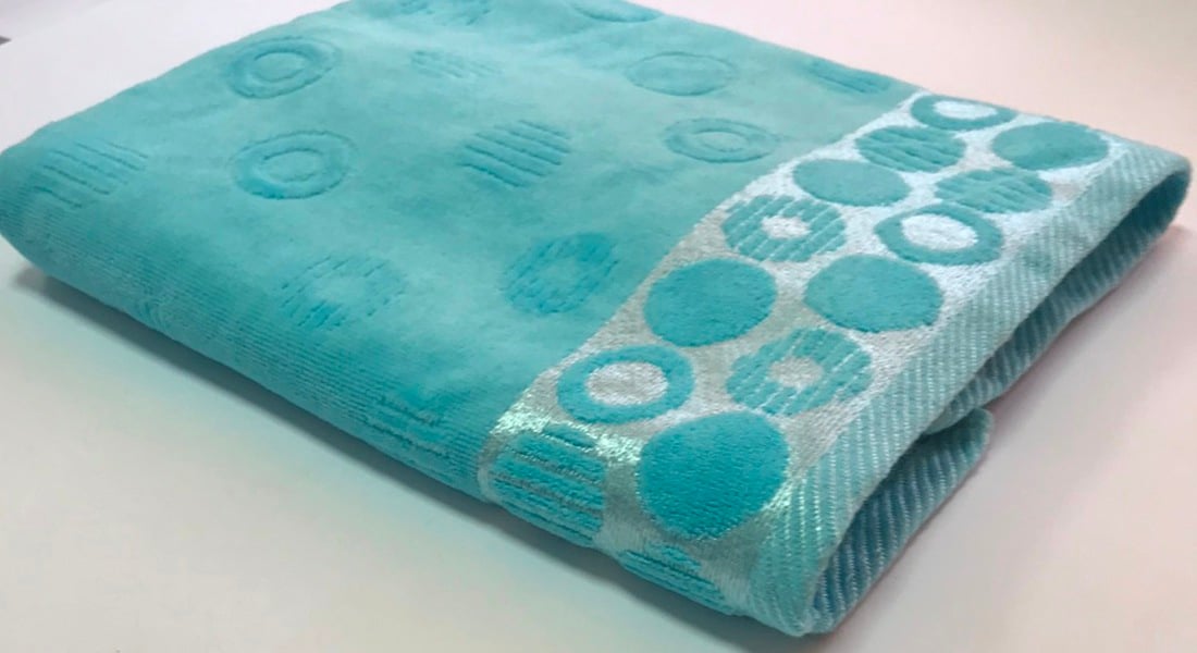 Полотенце банное махровое 70х130 см Бирюзовый (1306631)