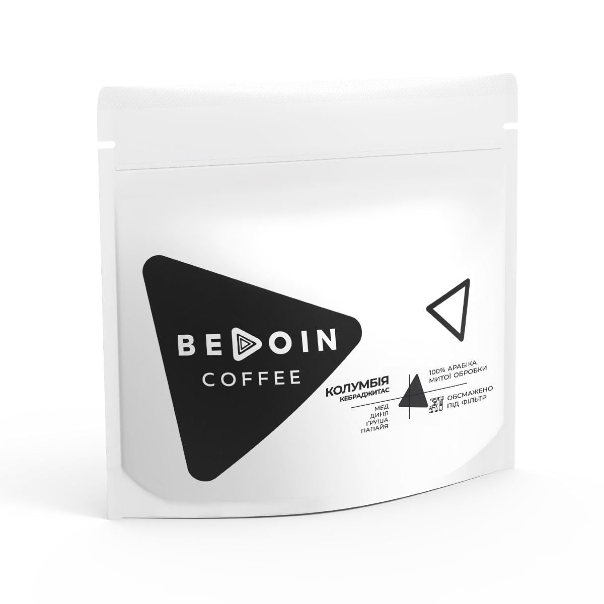Кава свіжеобсмажена Bedoin Coffee Колумбія Кембраджитас під фільтр 250 г (1280)