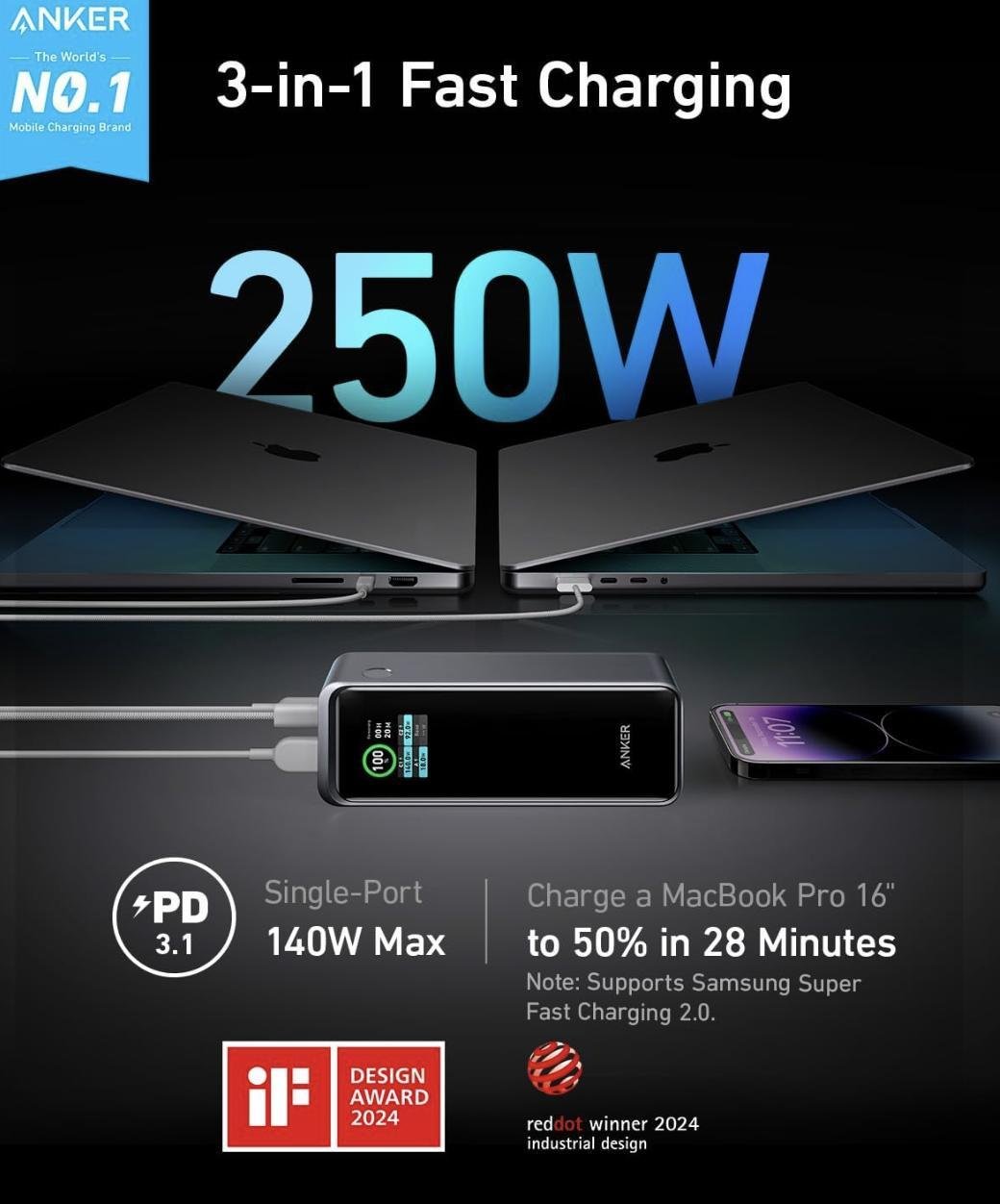 Anker Prime Power Bank＆511 Charger Anker Prime 2025 | Power to Drive Your Prime - Anker US