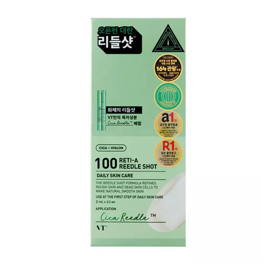 Есенція з мікроголками у формі стику VT Cosmetics Reti-A Reedle Shot 100 Stick з мікроголками та ретиналем для покращення текстури шкіри 2 мл - фото 3 Есенція з мікроголками у формі стику VT Cosmetics Reti-A Reedle Shot 100 Stick з мікроголками та ретиналем для покращення текстури шкіри 2 мл - фото 3