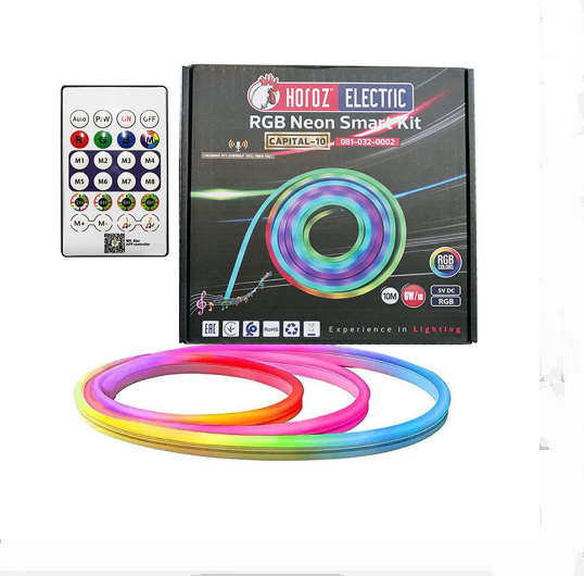 Стрічка неонова CAPITAL RGB 5V/220V IP65 10 м 7х15 мм (24480077) - фото 4 Стрічка неонова CAPITAL RGB 5V/220V IP65 10 м 7х15 мм (24480077) - фото 4