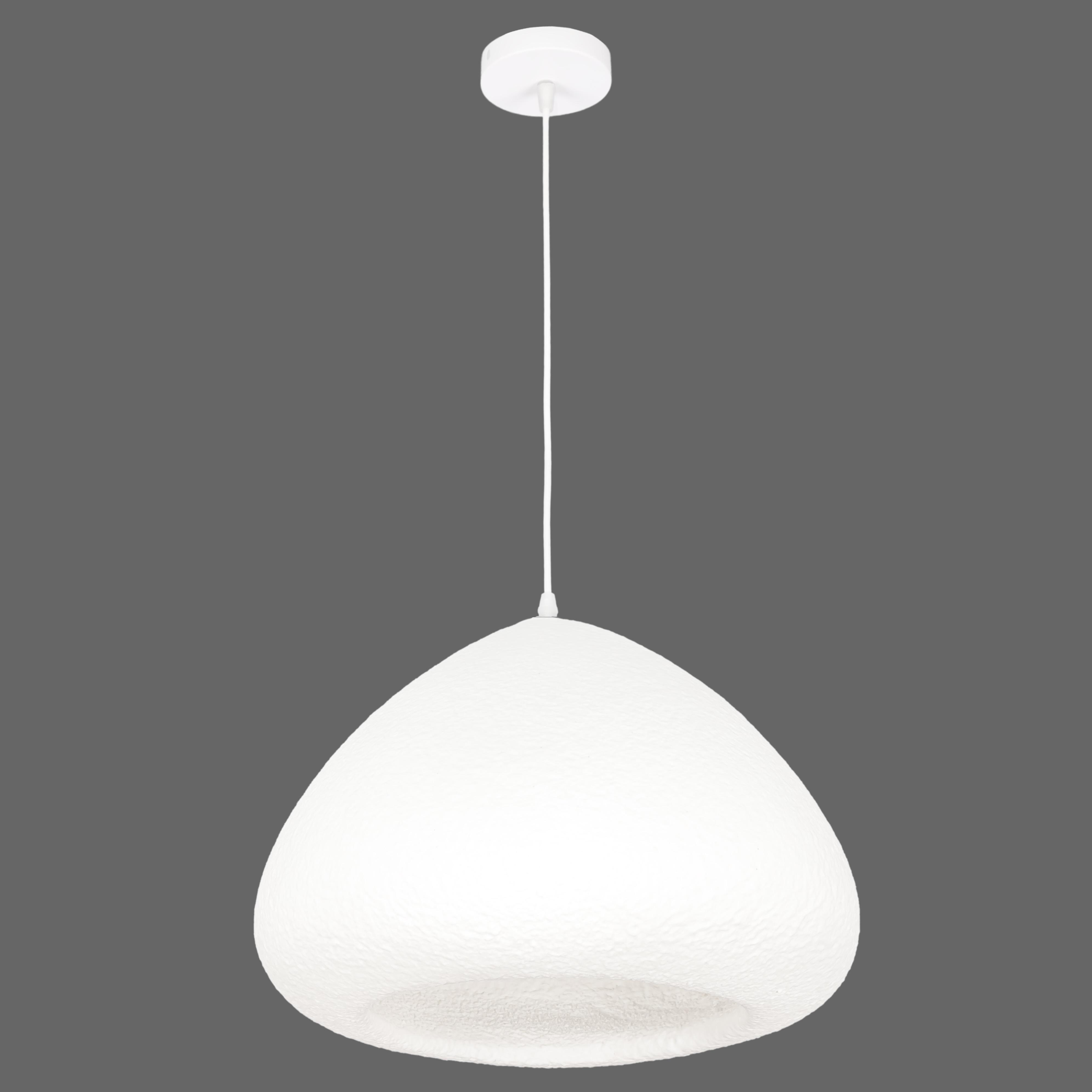 Люстра гипсовая Wabi-Sabi 40 см Белый (909-XL3635 (400) WH)