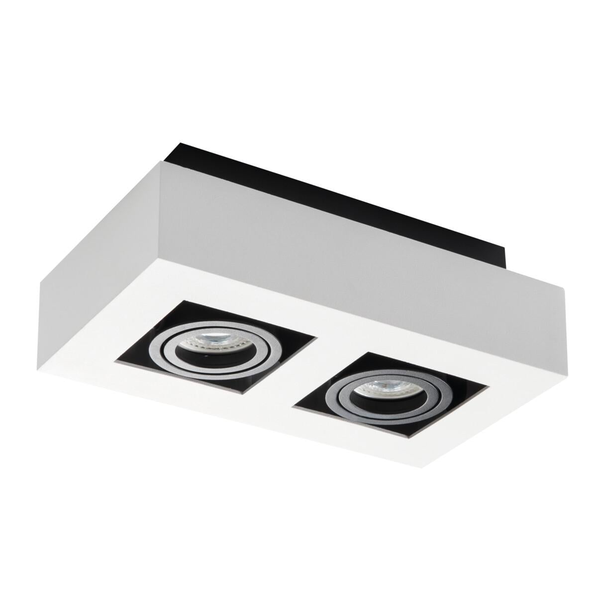 Светильник точечный Kanlux STOBI DLP 250-W 2xGU10 IP20 Белый (26833) Светильник точечный Kanlux STOBI DLP 250-W 2xGU10 IP20 Белый (26833)