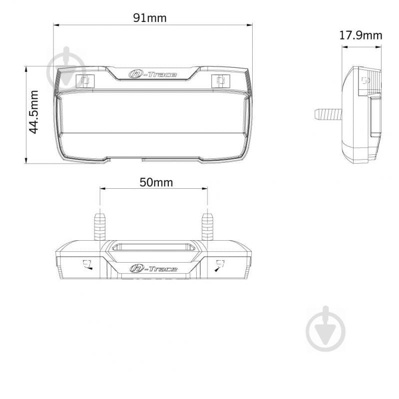 Фара Herrmans H-Trace на багажник Під динамо (ODT053) - фото 2