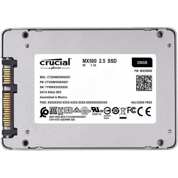 SSD накопичувач Crucial SATA 250GB (CT250MX500SSD1) MX500 - фото 2