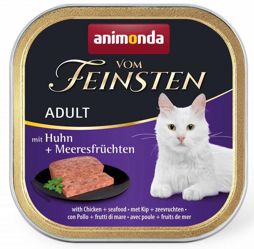 Корм влажный для кошек Animonda Vom Feinsten with Chicken/Seafood 100 г (1830807807)