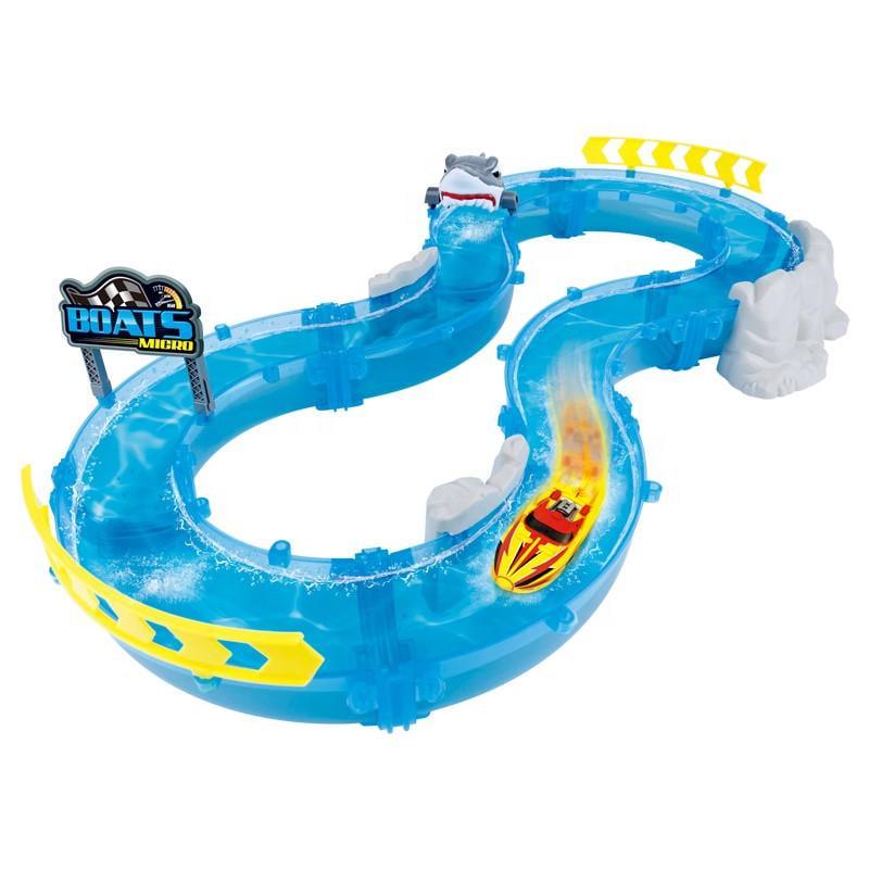 Игровой набор ZURU Micro Boats Shark Attack Challen гe водяной трек "Нападение акулы" 24 дет. (SUN5049)