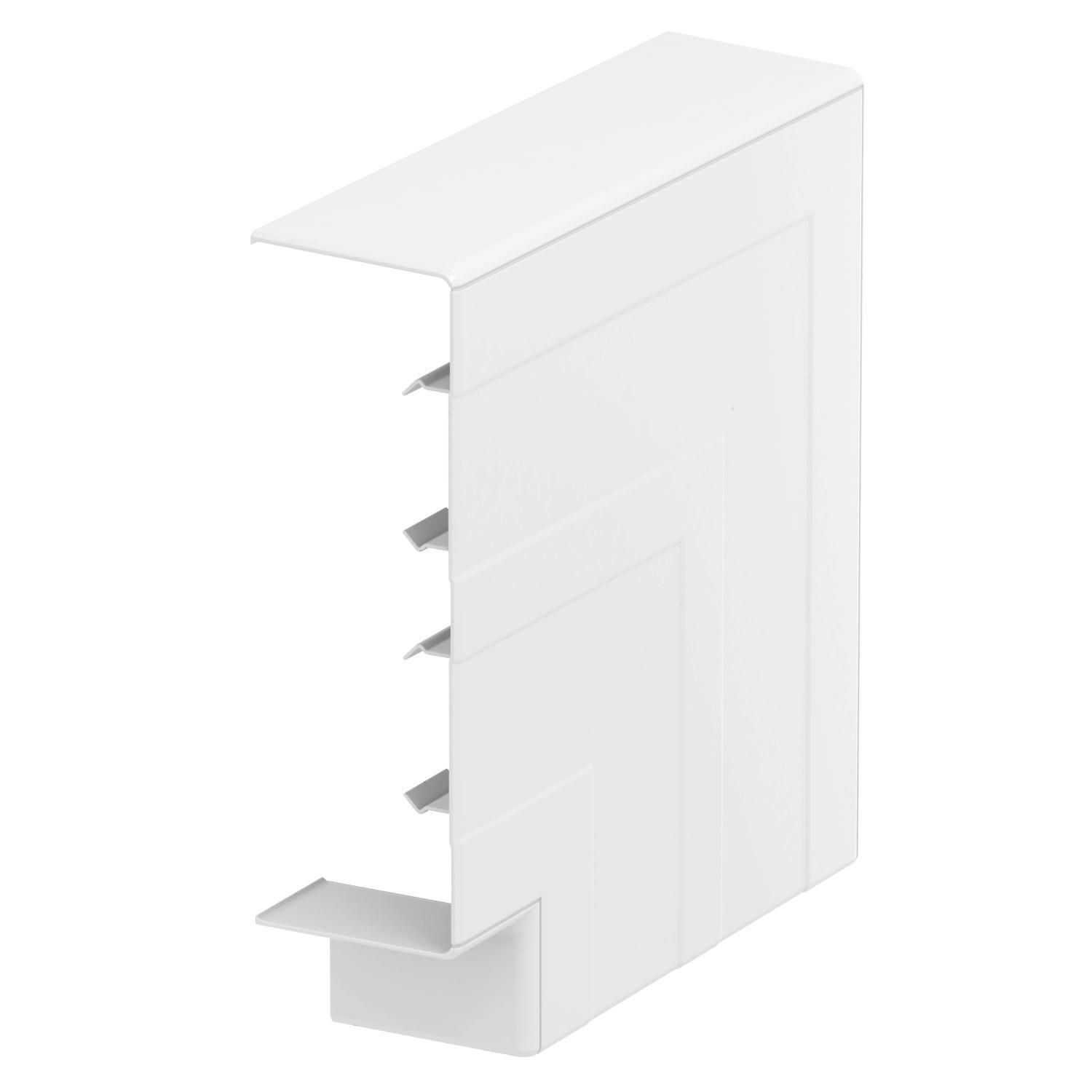 Кут плаский OBO Bettermann Rapid 45 для короба 165x53 мм ABS пластик Білий (6113460)