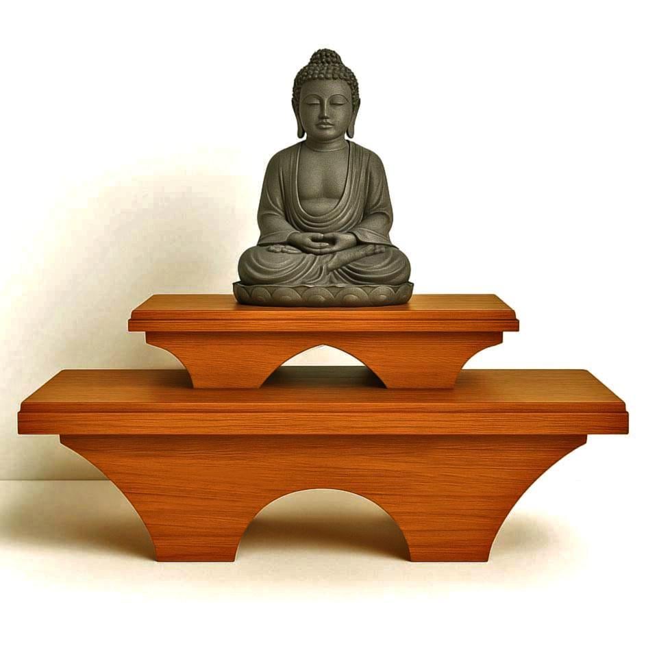 Алтарь для медитации из дерева Ралио Охра (ЛАТ-004204)