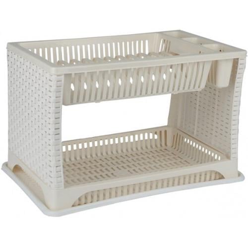 Сушилка Violet House для посуды 29х44х29 см White (0053)