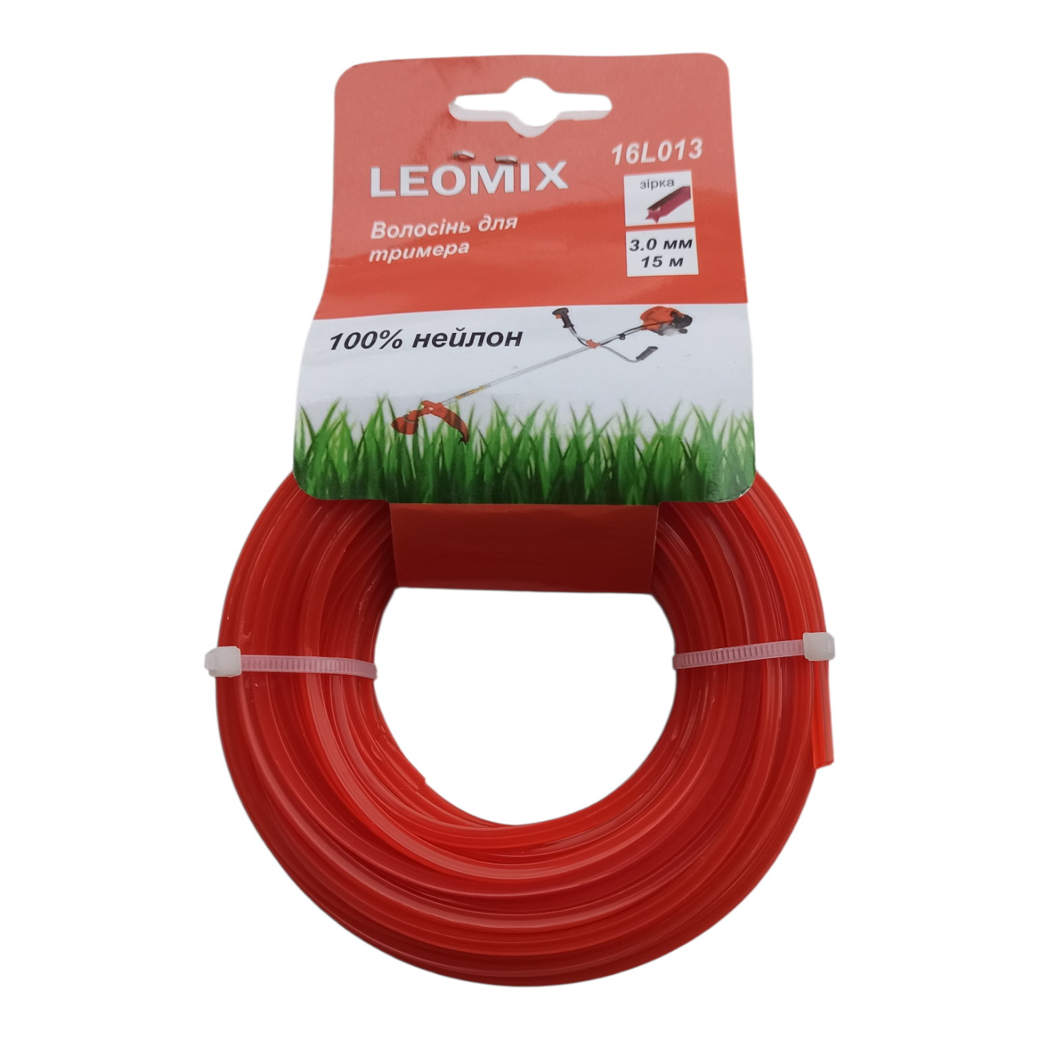 Жилка для триммера звезда 3,0 мм 15 м (1783)